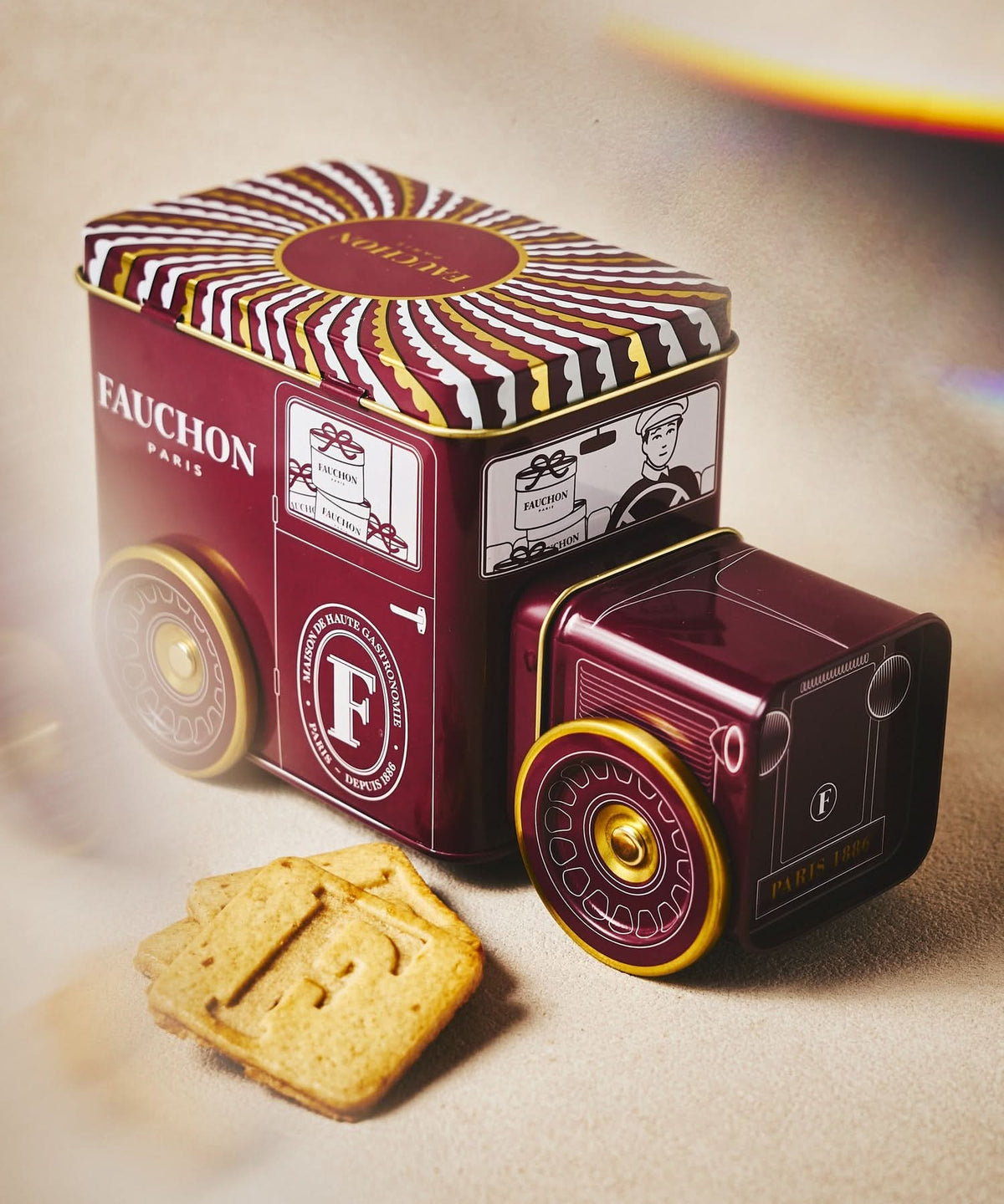 Boîte Collector Biscuits « F » Édition 140 ans FAUCHON