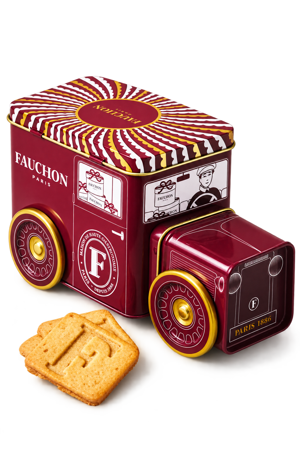 Boîte Collector Biscuits « F » Édition 140 ans FAUCHON