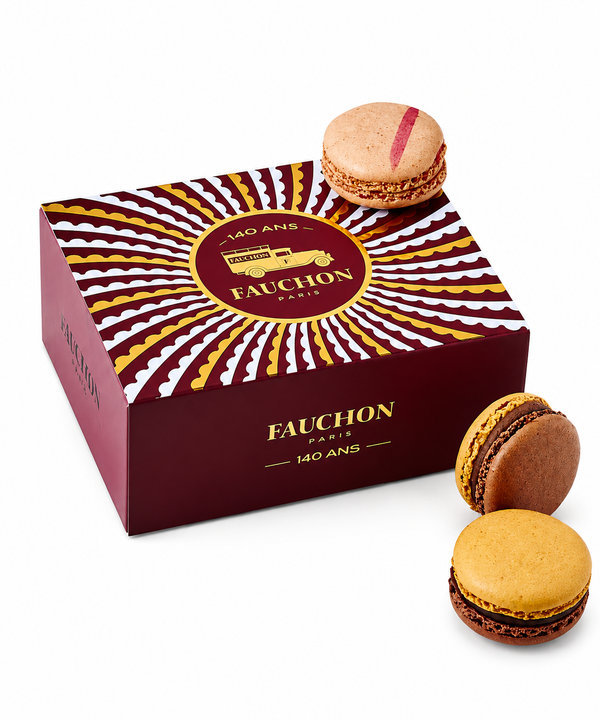 Coffret Collector 8 Macarons édition 140 ans FAUCHON