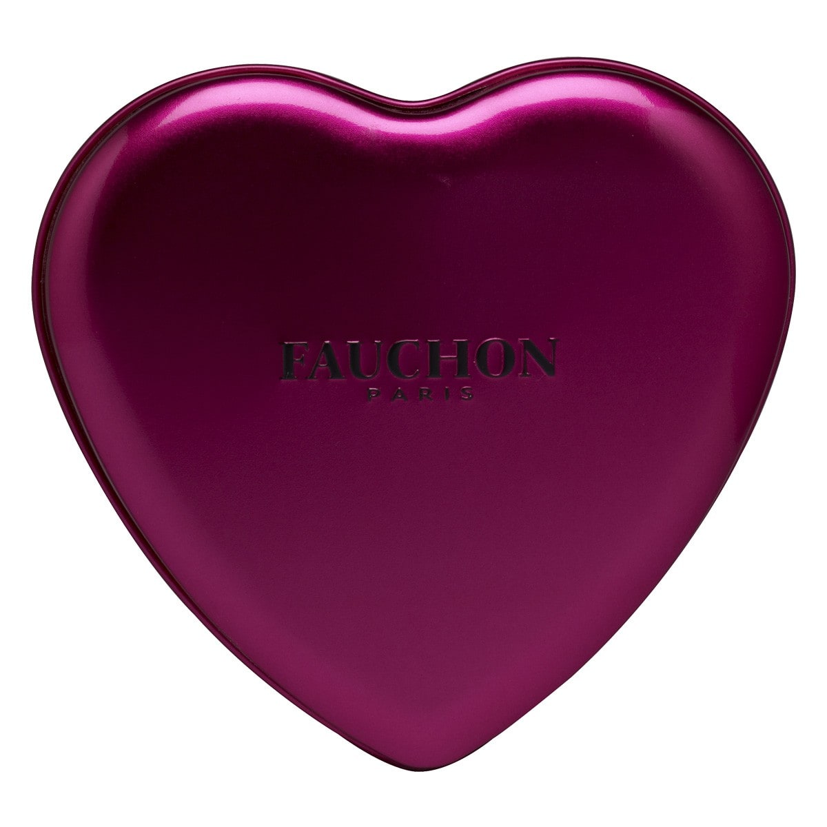 Boîte cœur magenta chocolat au lait