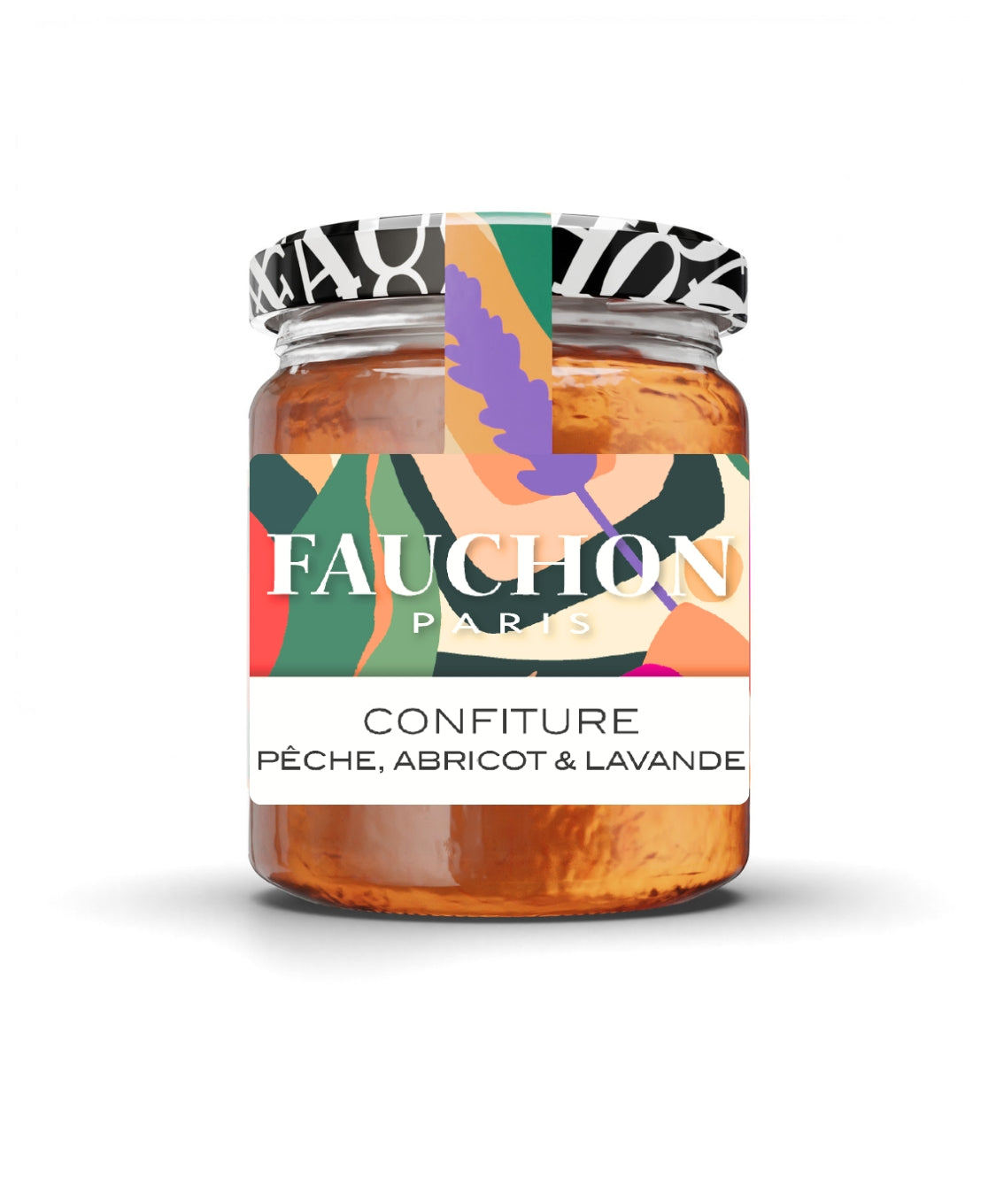 Peach, apricot and lavender jam