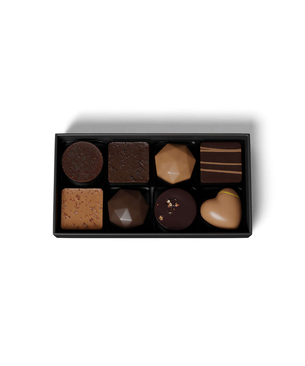 Ecrin 8 chocolats ganaches