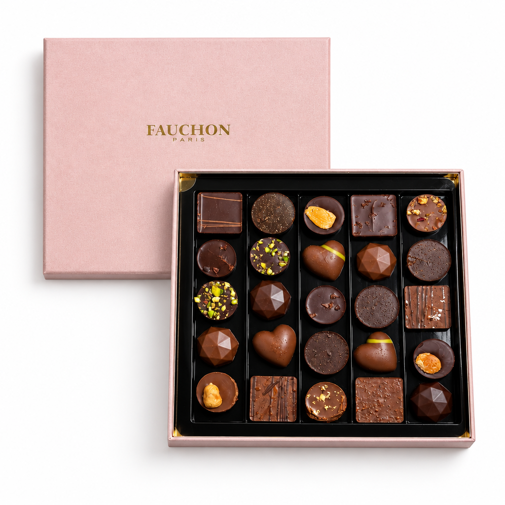 Écrin FAUCHON 50 chocolats pralinés et ganaches