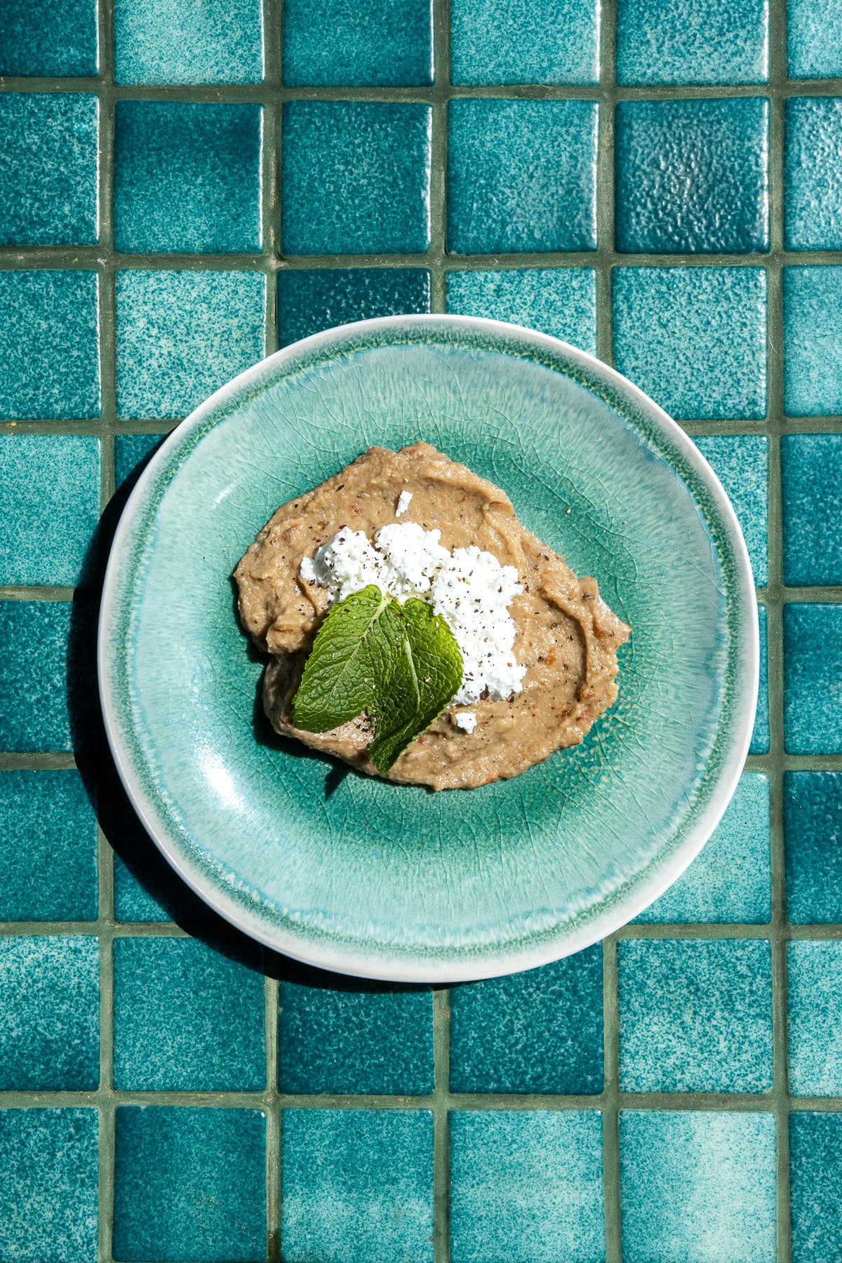 Tartinable aubergine ricotta & menthe